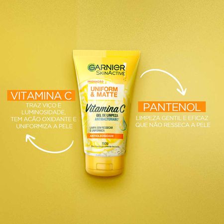 Gel-de-Limpeza-Facial-Antibacteriano-Garnier-Uniform-&-Matte-Vitamina-C-150g--5